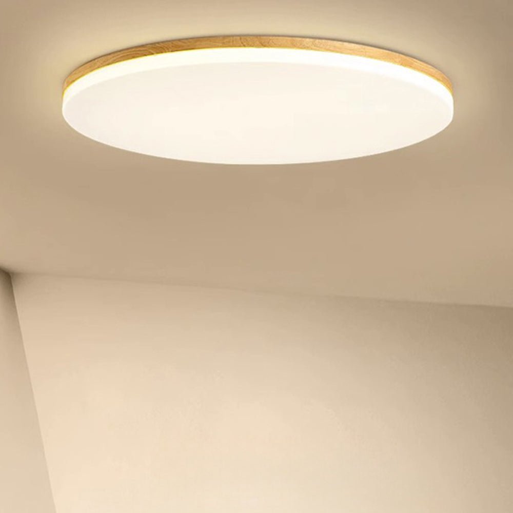 Enkele ronde LED plafondlamp in acryl