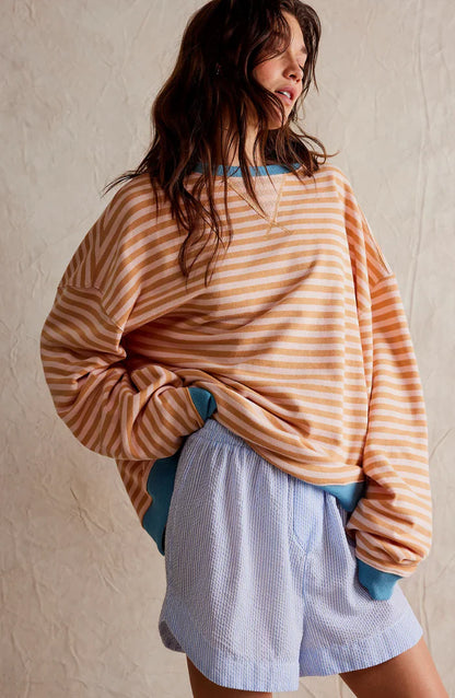 MANA™ | STRIPED OVERSIZED SWEATER