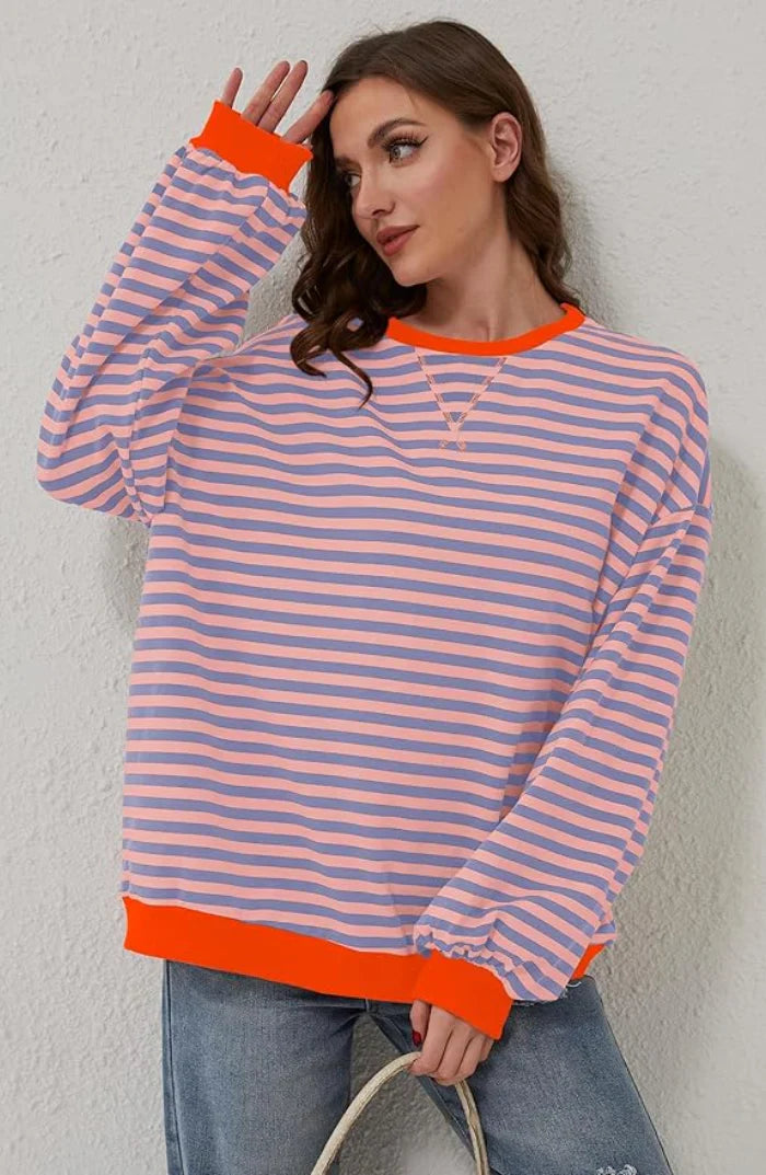 MANA™ | STRIPED OVERSIZED SWEATER