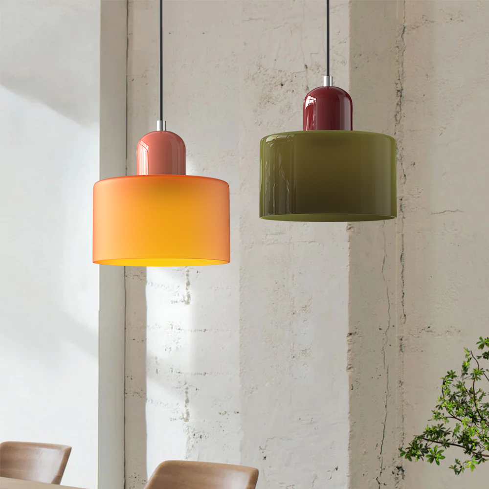 Bauhaus Creatieve glazen hanglamp