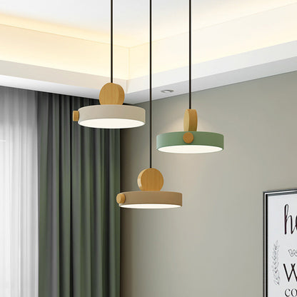 Houten LED Hanglamp