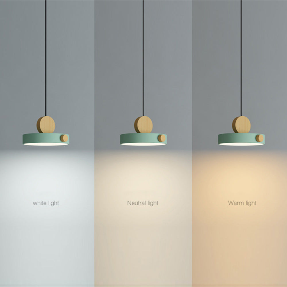 Houten LED Hanglamp