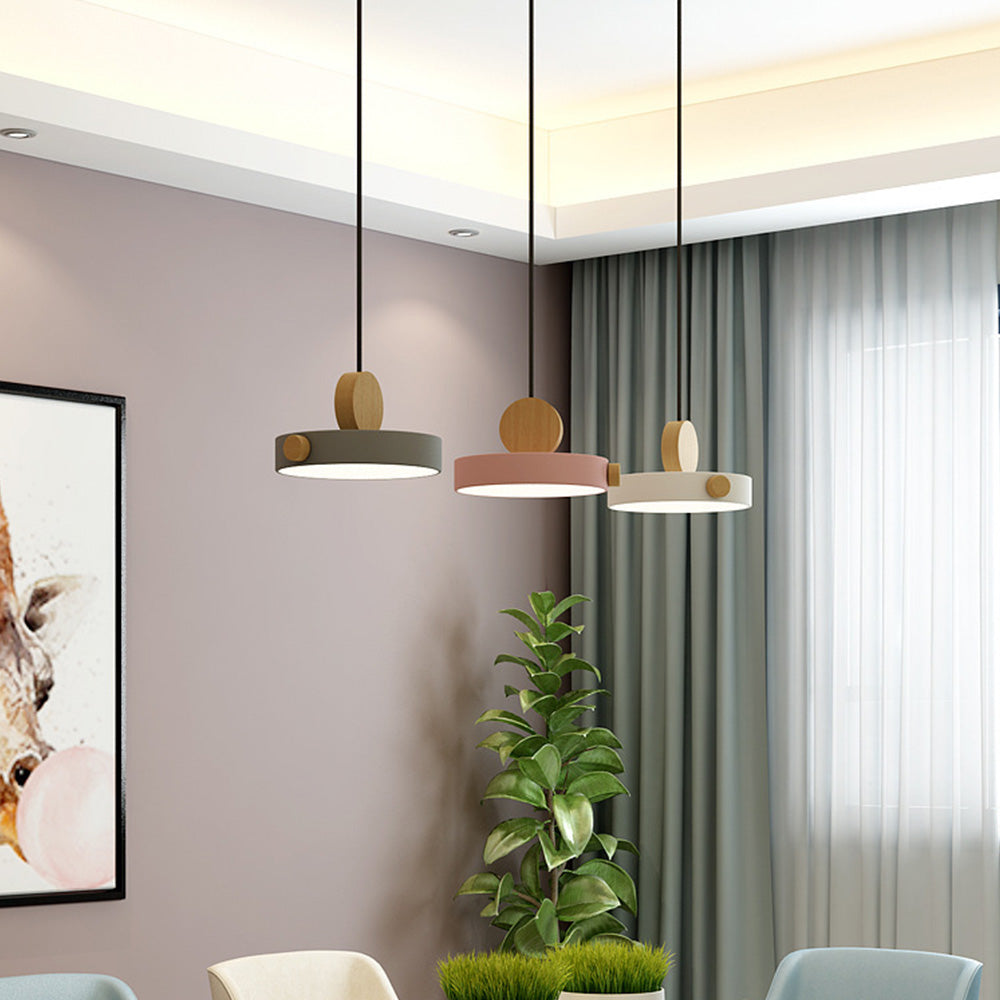 Houten LED Hanglamp