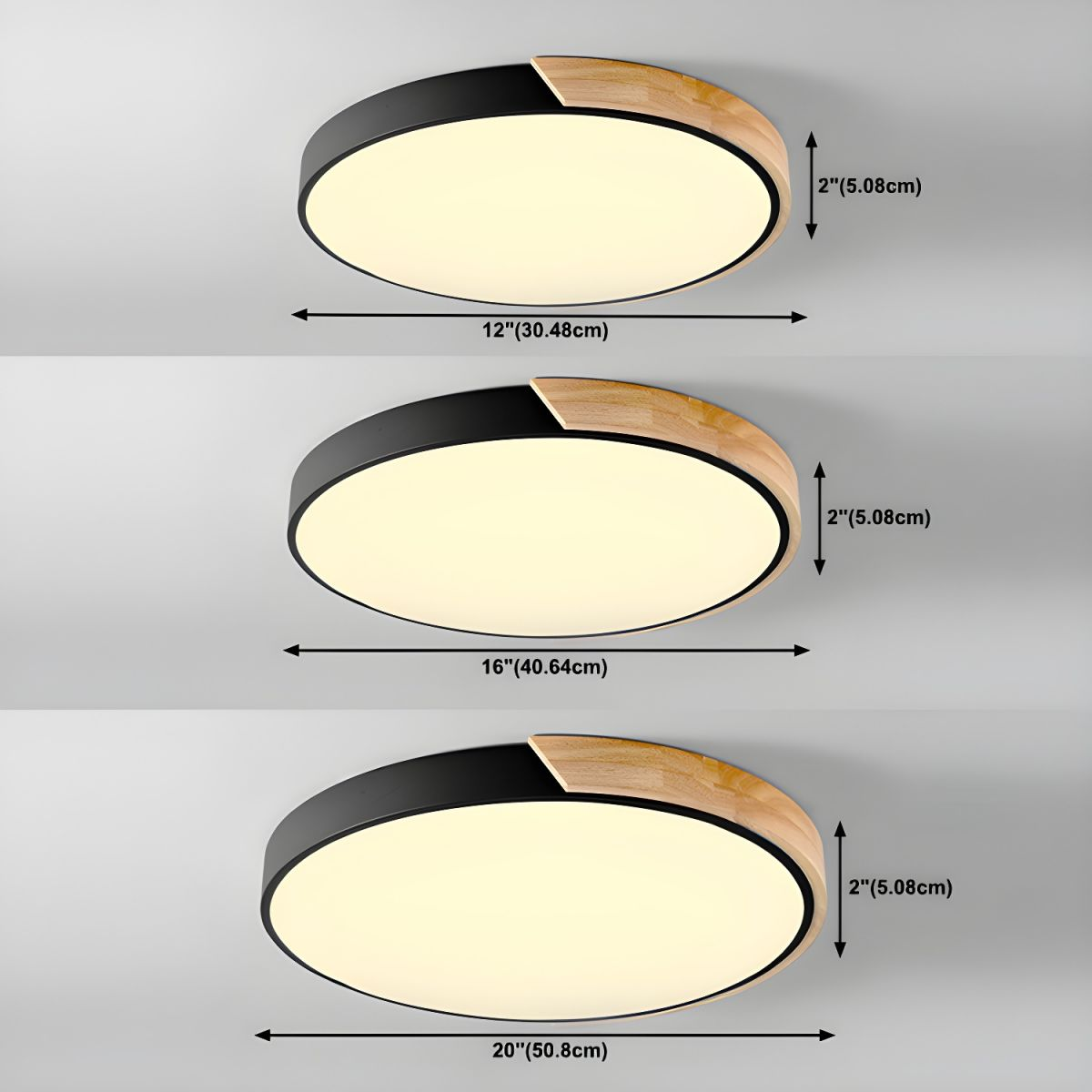 Kleurige Eenvoudige LED Ronde Plafondlampen