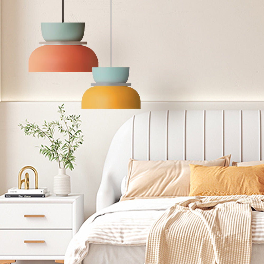 Dulcy Kleurblok Scandinavische Hanglamp