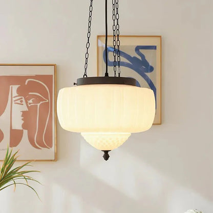 Moderne witte minimalistische hanglamp