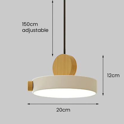 Houten LED Hanglamp