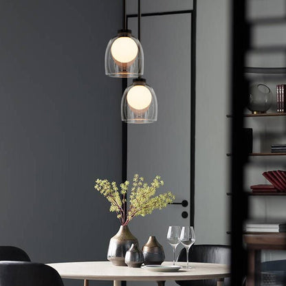 Modern chandelier glass ball pendant lamp 