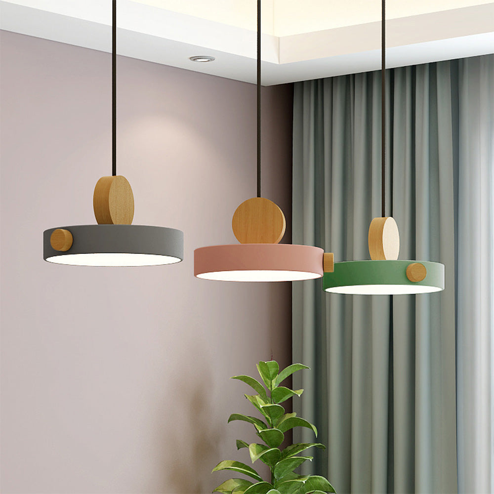 Houten LED Hanglamp