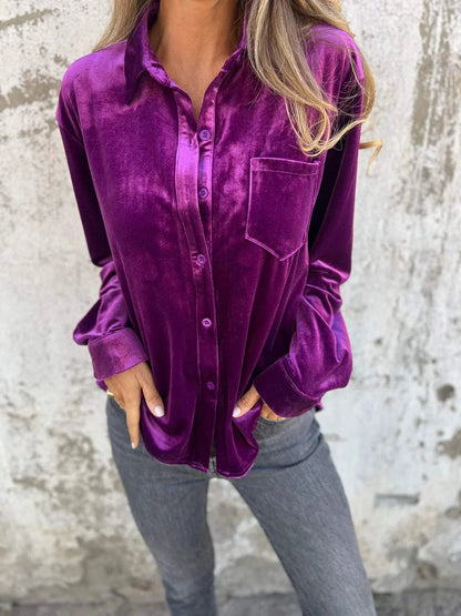 VIOLET™ | VELVET BLOUSE