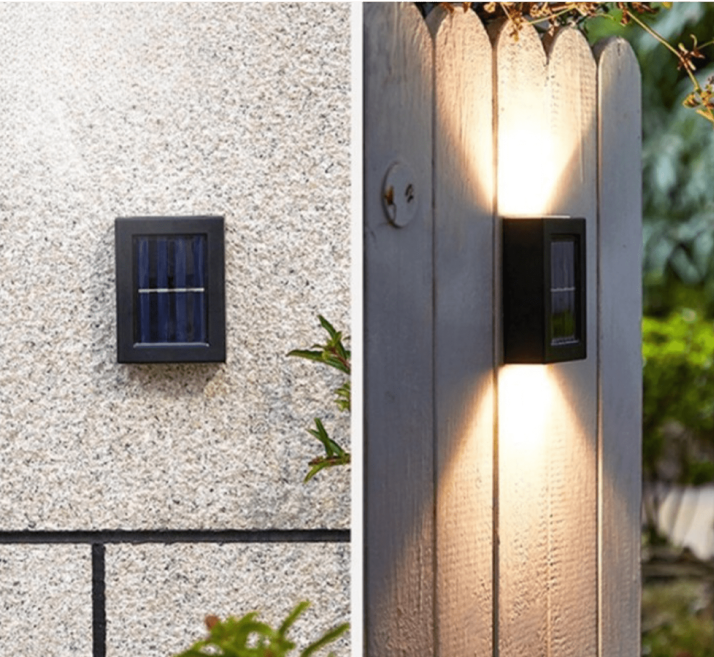 Premium Wireless Solar Wall Lights - Enrich your garden with an atmospheric ambiance!