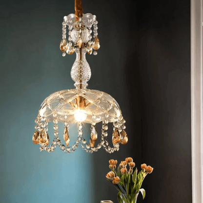 Luxury crystal chandelier design pendant lamp 