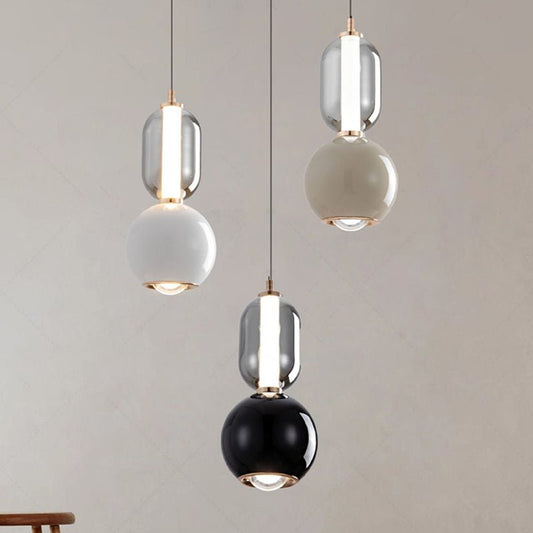 Nordic Creative hanglamp van ijzerglas