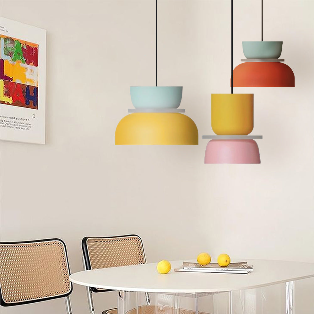 Dulcy Kleurblok Scandinavische Hanglamp