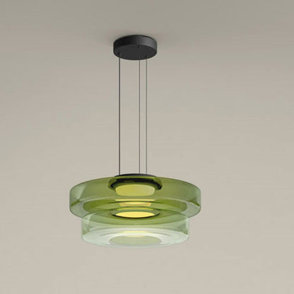 Glazen hanglampen in Bauhaus stijl