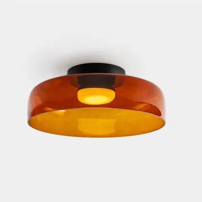 Scandinavische Designer Creatieve Persoonlijkheid Middeleeuwse Glazen Plafondlamp