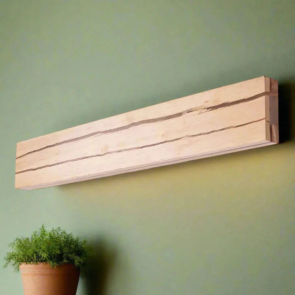 Modern Wooden Crack Wall Fixture Home Decor Wall Lamp