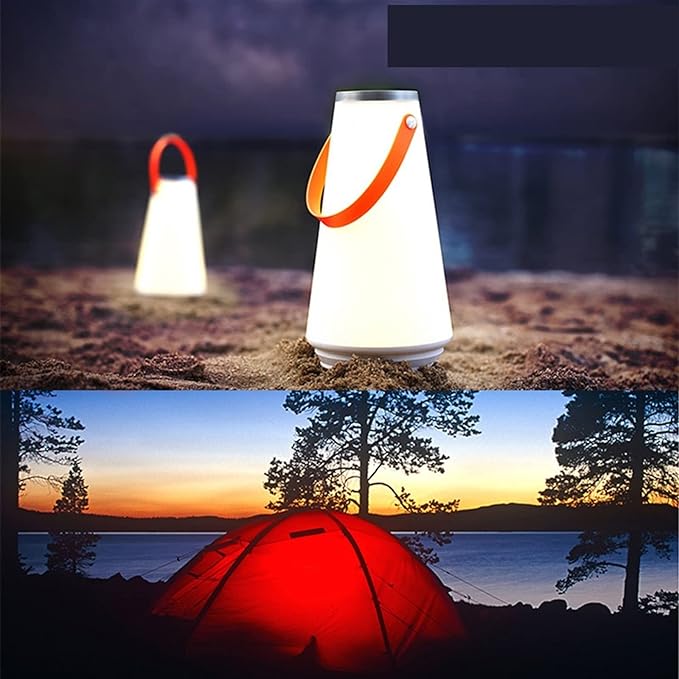 Portable LED outdoor camping lamp