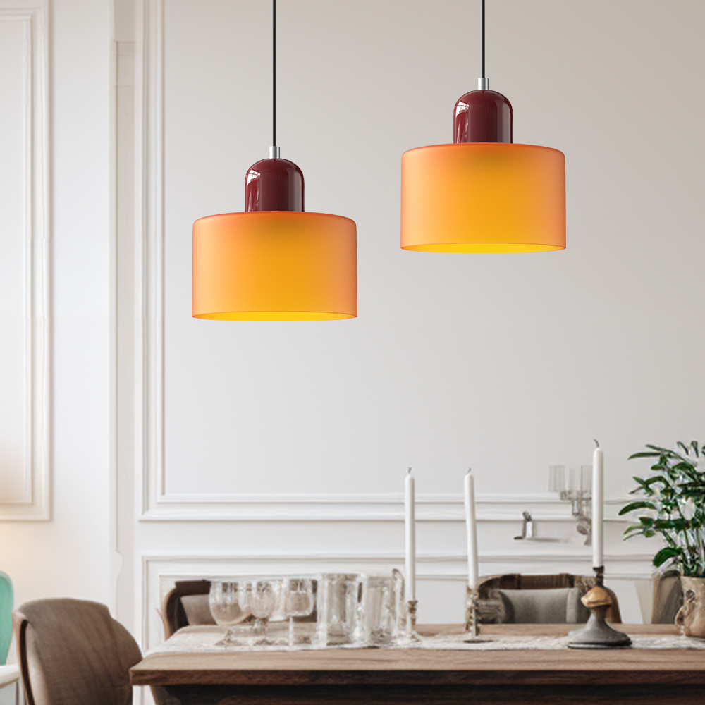 Bauhaus Creatieve glazen hanglamp