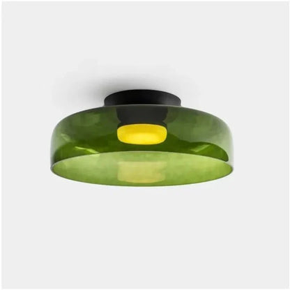 Scandinavische Designer Creatieve Persoonlijkheid Middeleeuwse Glazen Plafondlamp