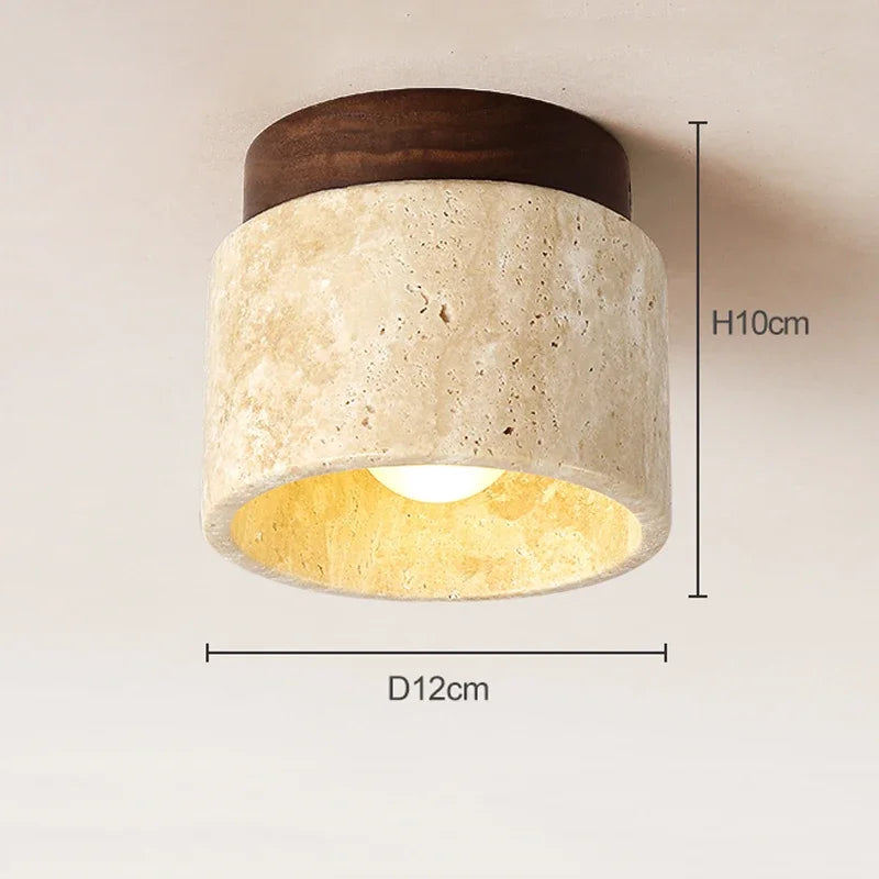 Japanse Creatieve Creme Stijl Plafondlamp