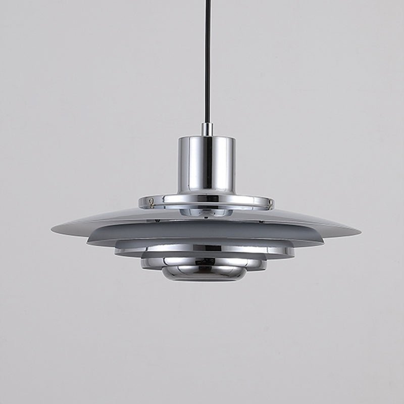 Moderne hanglampen van Scandinavisch aluminium