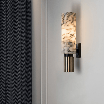 Marmeren wandlamp