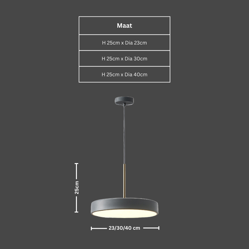 UFO schotel LED hanglamp