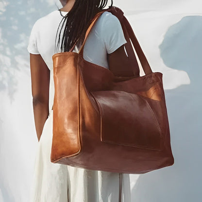 JANNA™ | VINTAGE LEREN TAS