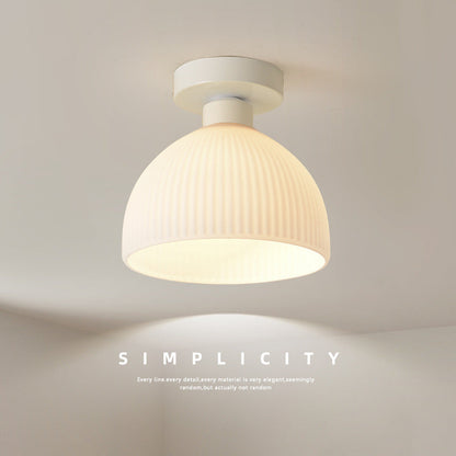 Modern Milk White Glass Ceiling Lamp 