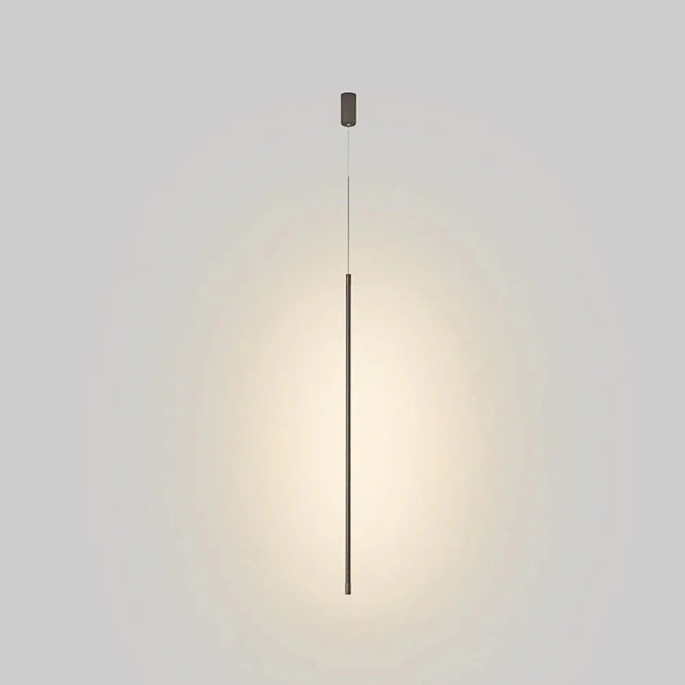 Minimalistische lange LED hanglamp van aluminium