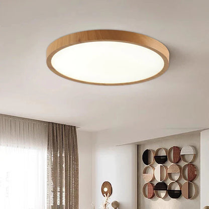 Ultradunne ronde plafondlamp