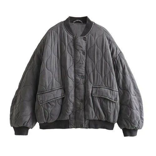 AMEDIA™ | BAGGY BOMBER JACKET