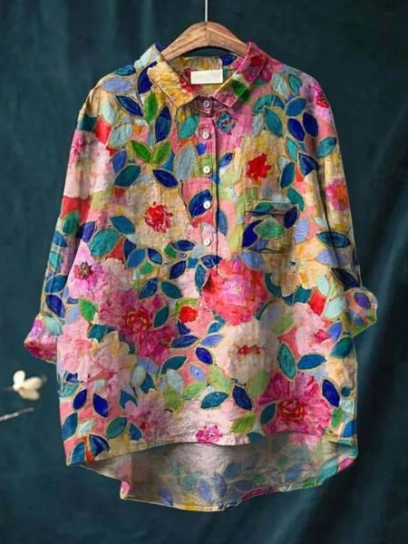 DONNA™ | FLORAL PRINT BLOUSE