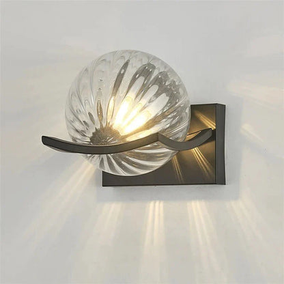 Moderne LED wandlamp glas