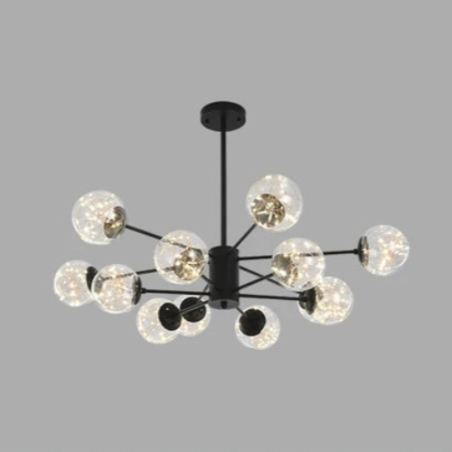 NobleLuminance - Glass Ball Chandelier 