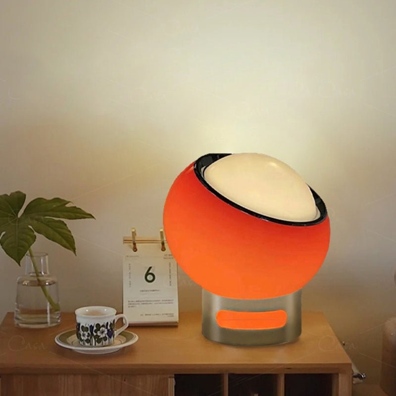 French opal Bauhaus table lamp