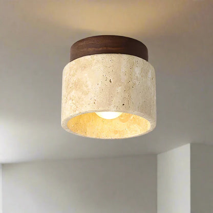 Japanse Creatieve Creme Stijl Plafondlamp