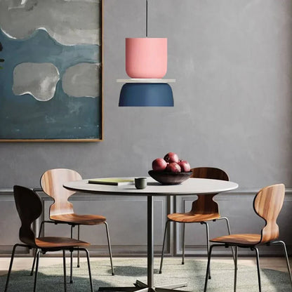 Dulcy Kleurblok Scandinavische Hanglamp