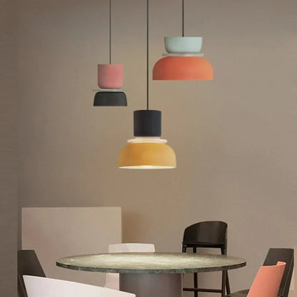 Dulcy Kleurblok Scandinavische Hanglamp