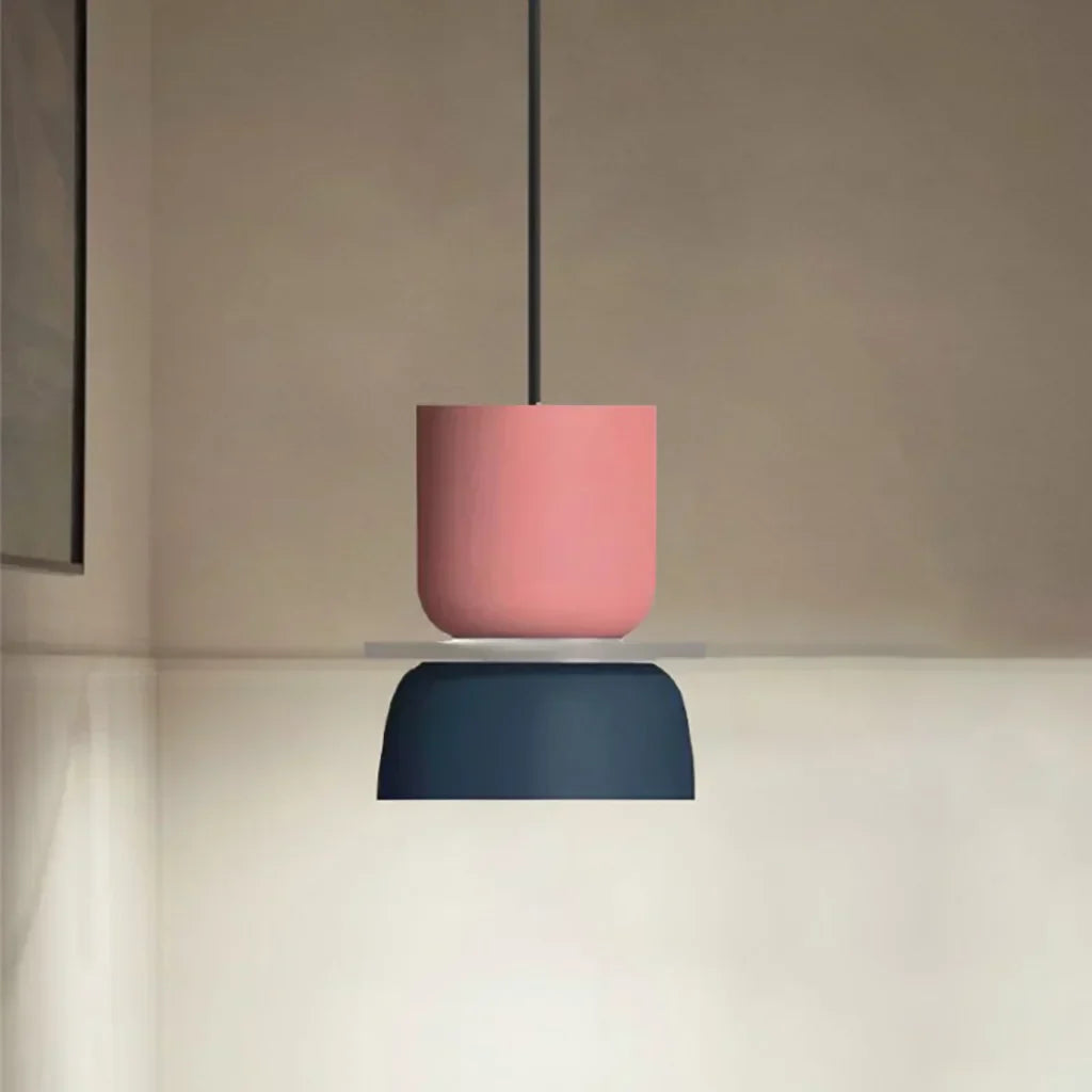 Dulcy Kleurblok Scandinavische Hanglamp