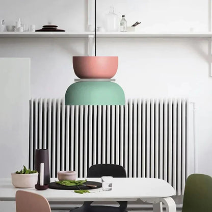 Dulcy Kleurblok Scandinavische Hanglamp