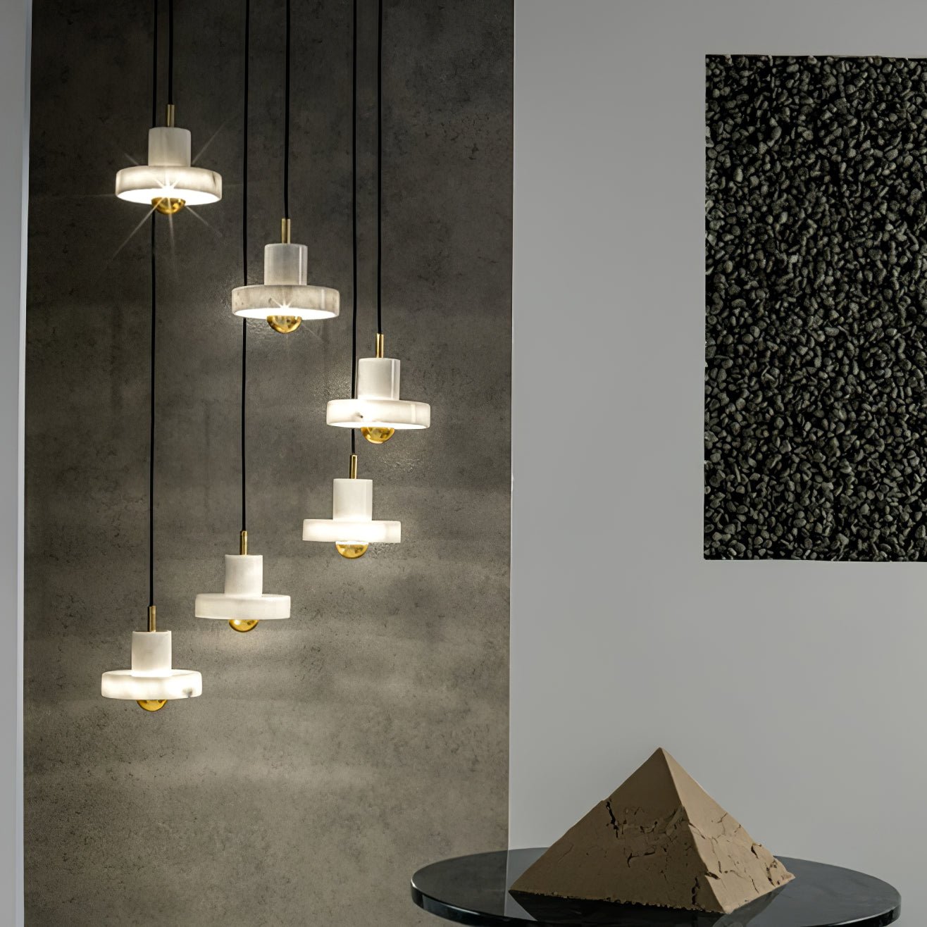 Marble Aura pendant lamp