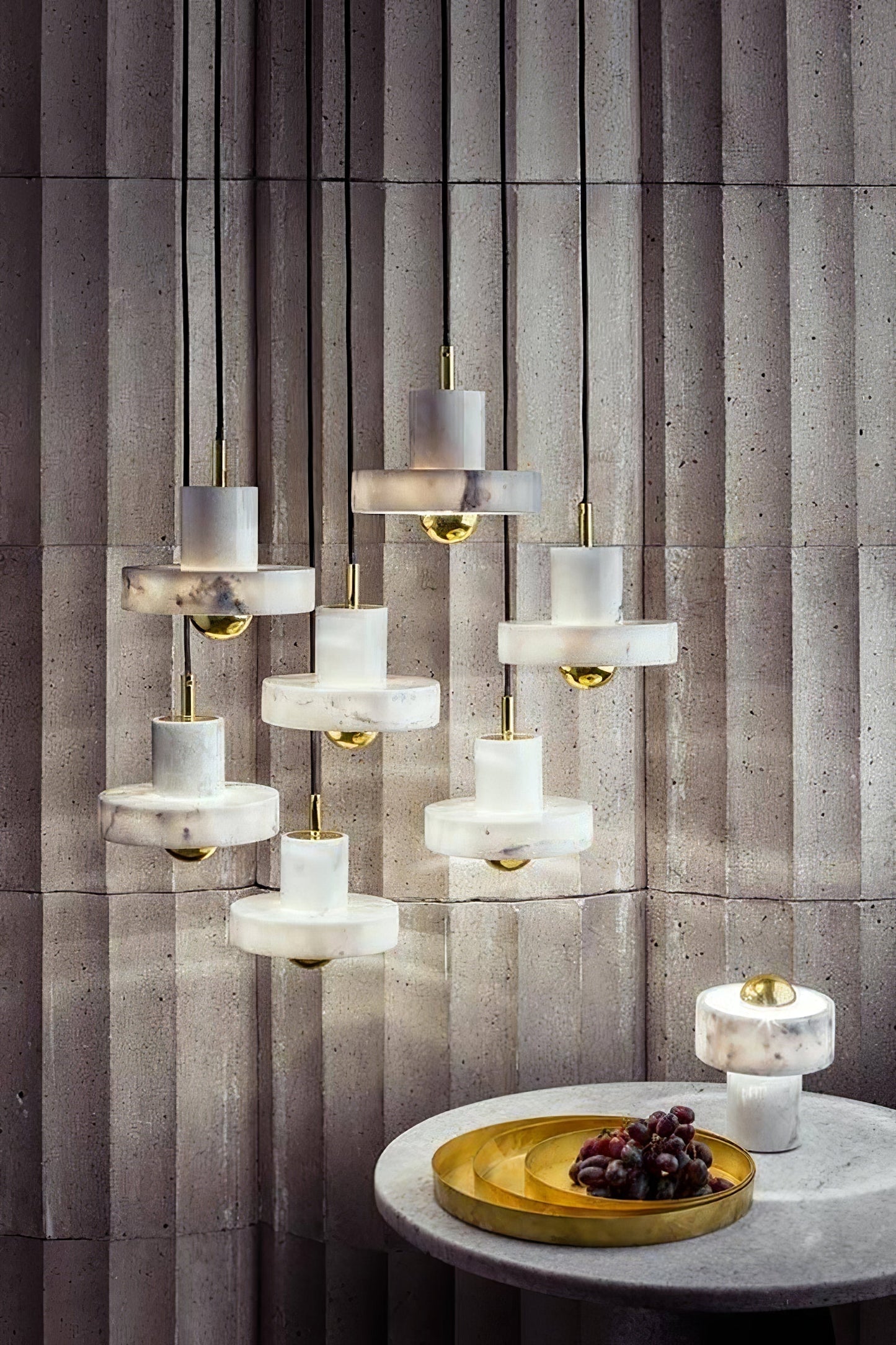 Marble Aura pendant lamp