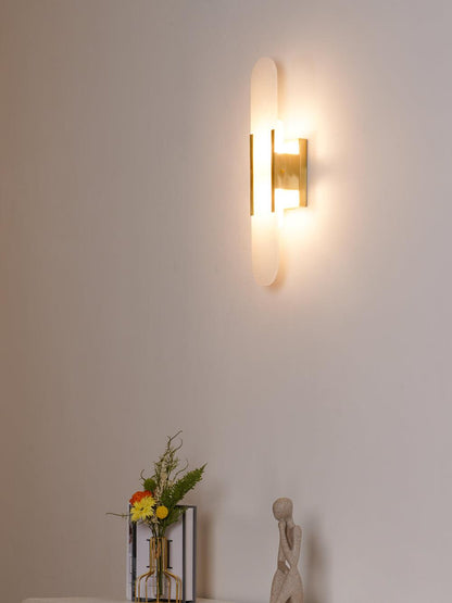 Wall lamp Melange Elongated Alabaster 