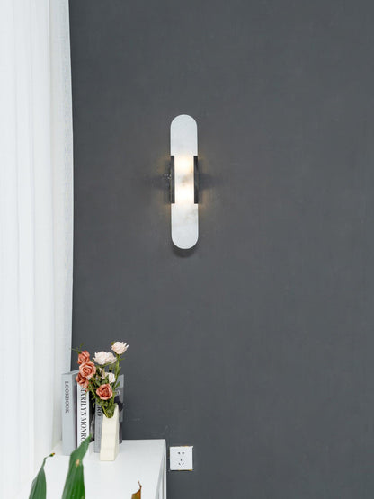 Wall lamp Melange Elongated Alabaster 