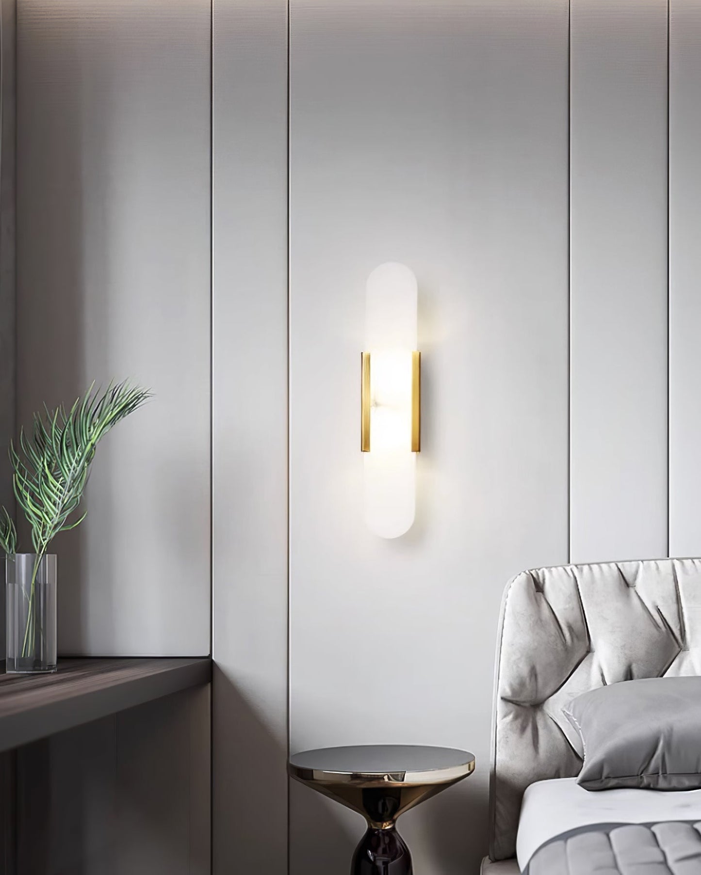 Wall lamp Melange Elongated Alabaster 