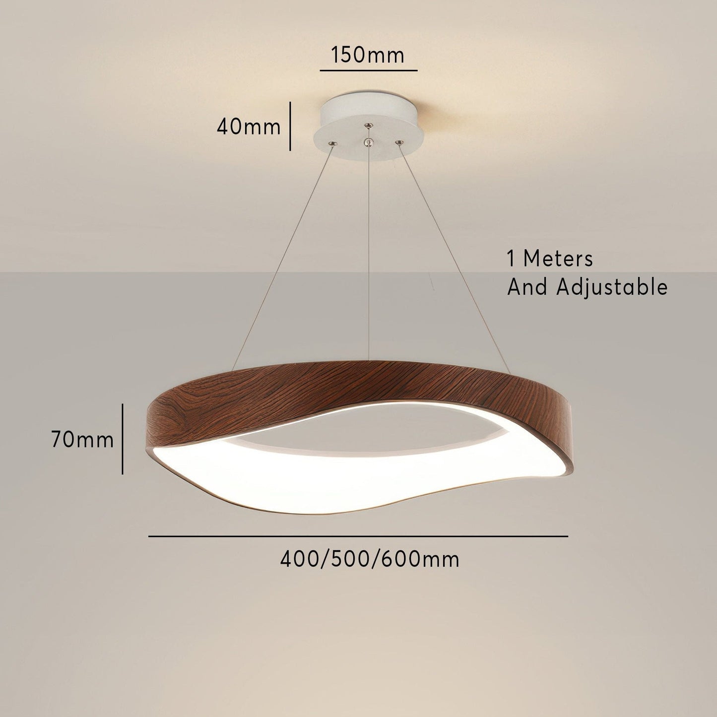 Moderne Ronde LED Hanglamp voor Veelzijdige Binnenverlichting