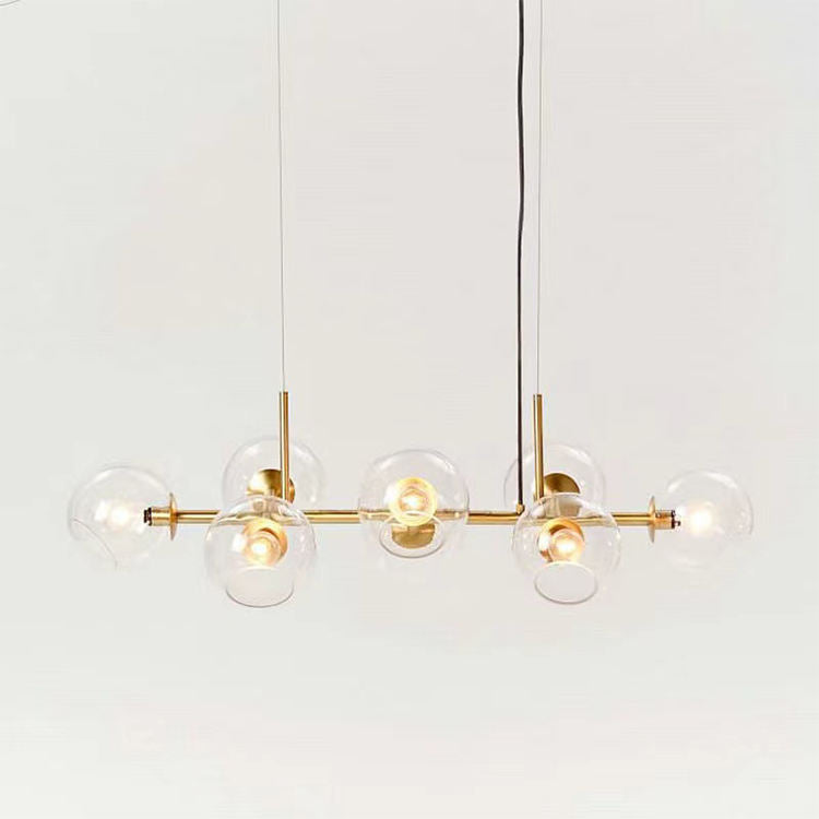 Chandelier with Norwegian glass ball