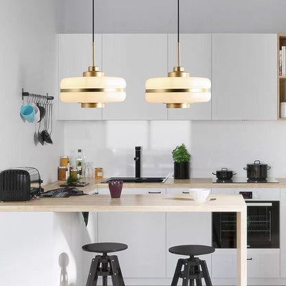 Scandinavische luxe glazen hanglamp